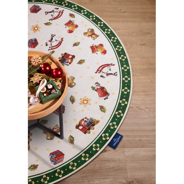 Zeleni okrugli tepih s božićnim motivom ø 150 cm Green Christmas – Villeroy&Boch-image-3