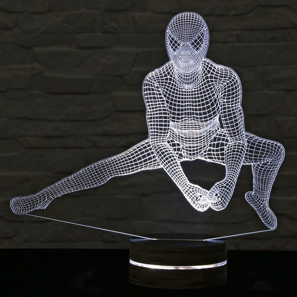 3D Spiderman stolna lampa
