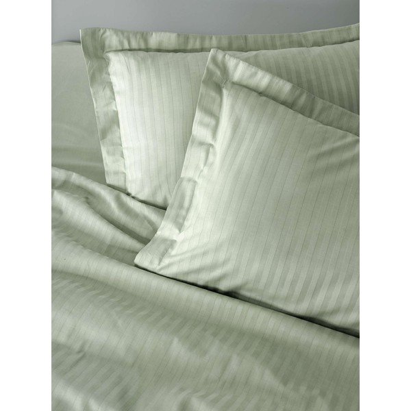 Kadulja zelena posteljina za krevet za jednu osobu 200x140 cm Stripe  – Mijolnir-image-4