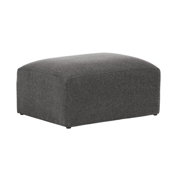 Sivi tabure Kave Home Blok, 90x70 cm-image-2