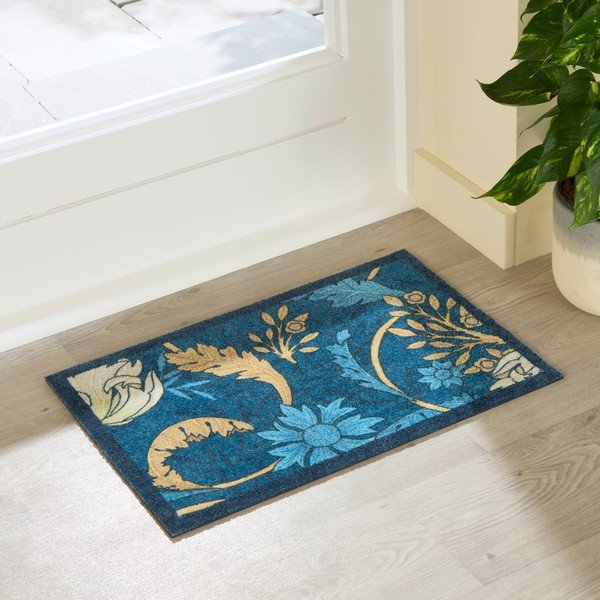 Otirač 40x60 cm William Morris Blue – Artsy Doormats-image-1