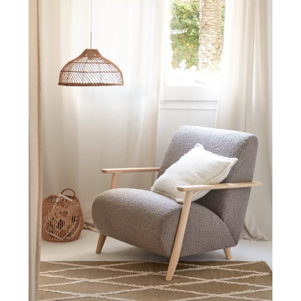 Sjenilo od ratana u prirodnoj boji ø 42,5 cm Dyara - Kave Home-image-1