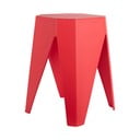 Crveni plastični stolac Cherish – Leitmotiv