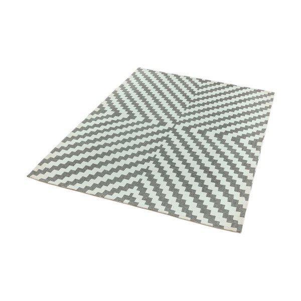 Sivo-bijeli tepih Asiatic Carpets Geo, 120 x 170 cm-image-2