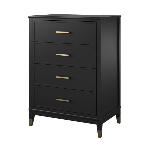 Crna komoda CosmoLiving by Cosmopolitan Westerleigh, 75 x 106 cm-image-2