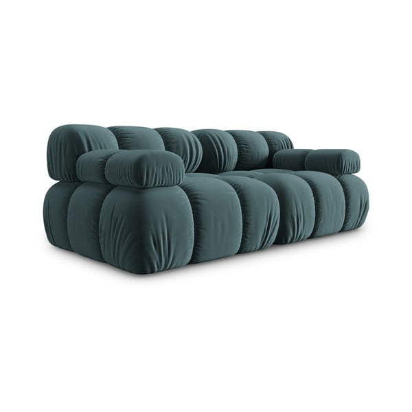 Petrolej zelena baršunasta sofa 188 cm Bellis – Micadoni Home-image-3