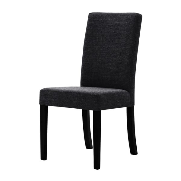 Crna stolica s nogama od crne bukve Ted Lapidus Maison Tonka