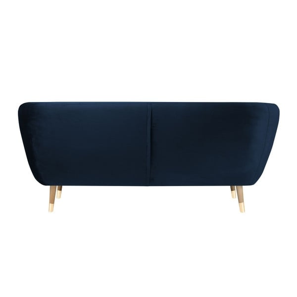 Tamnoplava sofa od baršuna Mazzini Sofas Benito, 188 cm-image-4
