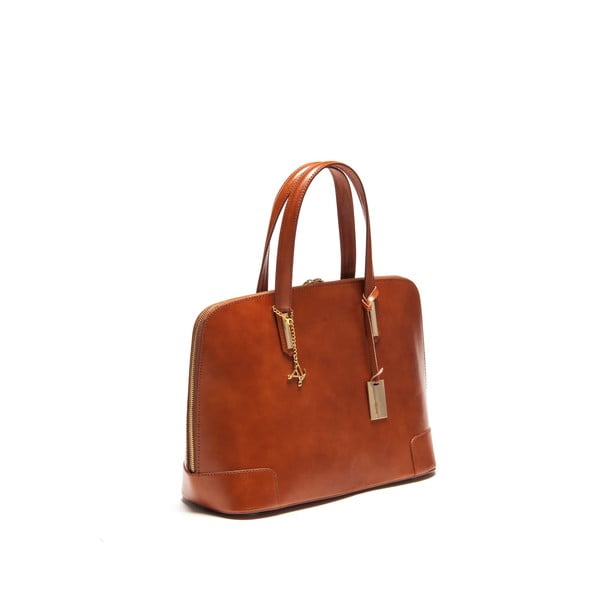 Kožna torbica Luisa Vanini 364 Cognac-image-3