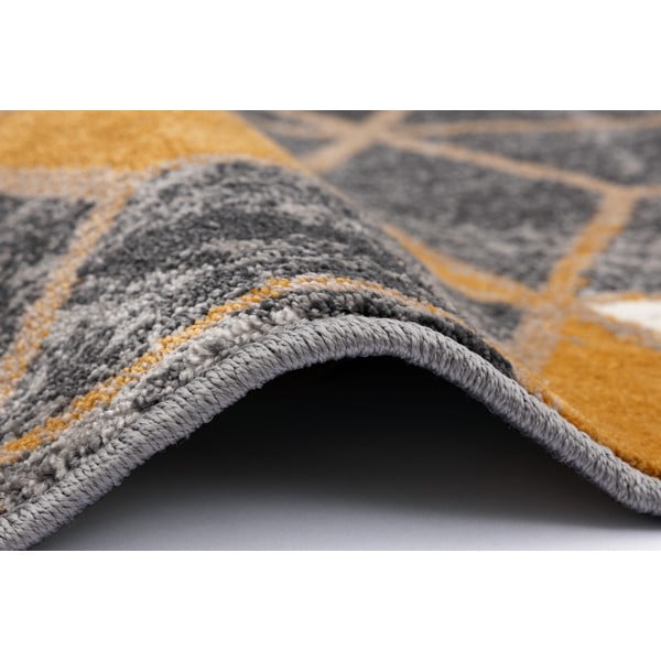 Oker žuti/sivi tepih 80x150 cm Soft – FD-image-2