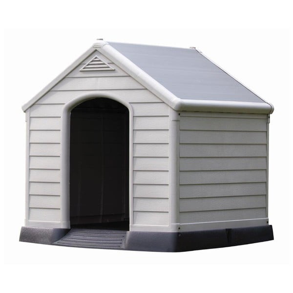 Siva mala kutija za pse 95x99 cm – Curver