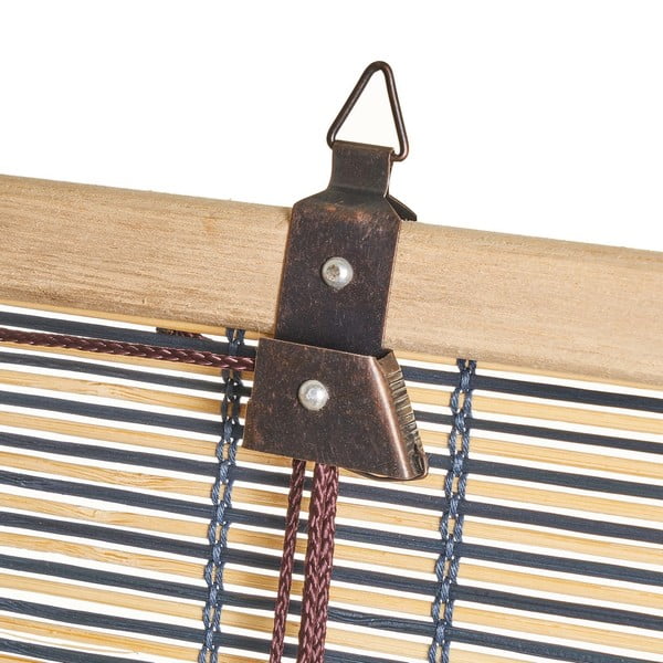 Plavo-smeđa bambus roleta 90x180 cm Natural Life - Casa Selección-image-3