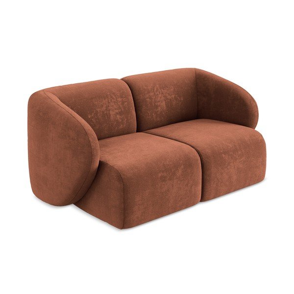 Sofa od šenila boja terakote 174 cm Lani – Makamii-image-2