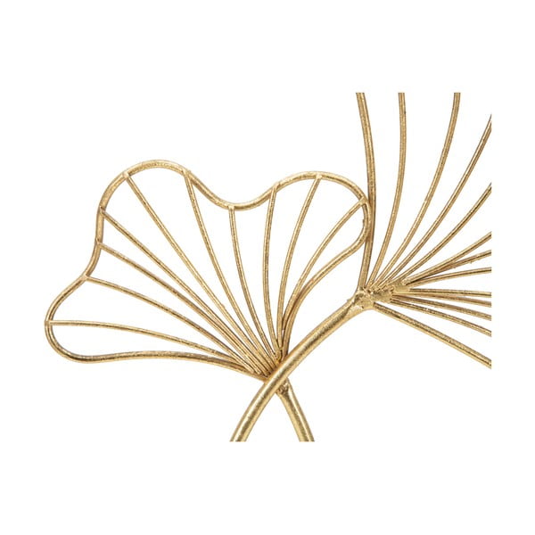 Dekoracija u zlatnoj boji Mauro Ferretti Leaf Glam, visina 35 cm-image-4