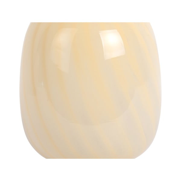 Svijetlo žuta stolna lampa sa staklenim sjenilom (visina 20 cm) Summer Globe – Leitmotiv-image-3