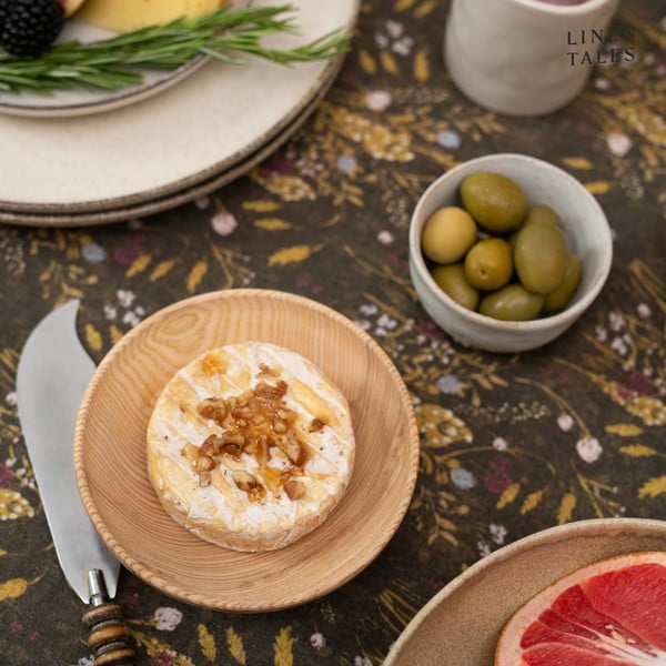 Laneni nadstolnjak 40x200 cm Woodland – Linen Tales-image-3