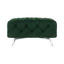 Tamno zeleni baršunast tabure Chelsea – Ropez