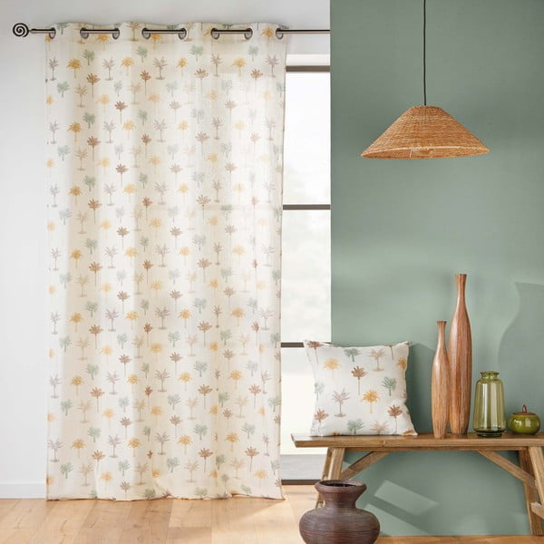 Bež zavjesa 140x240 cm Palmelia – douceur d'intérieur-image-3