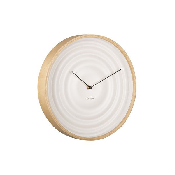Bijeli zidni sat Karlsson Ribble, ø 31 cm-image-2