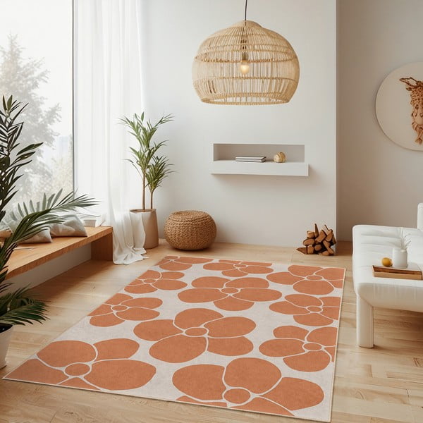 Narančasti periv tepih 80x150 cm Orange Meadow – Mila Home-image-2