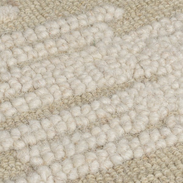 Bež ručno rađen vunen tepih 200x290 cm Dion Ikat – Flair Rugs-image-2