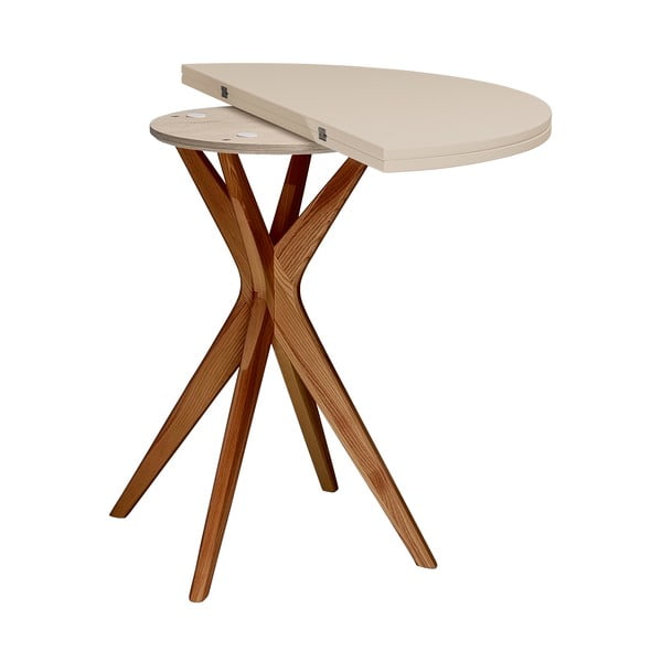 Okrugli proširiv blagovaonski stol 45x90 cm Jubi – Ragaba-image-3