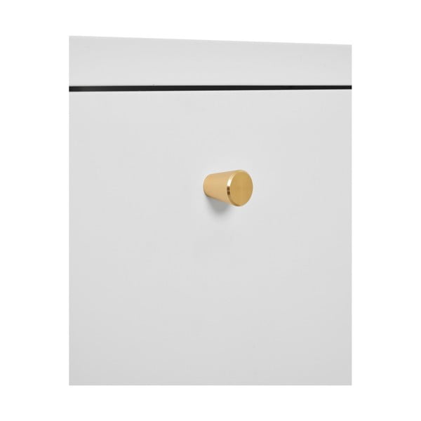 Bijeli metalni noćni ormarić Dalby – House Nordic-image-4