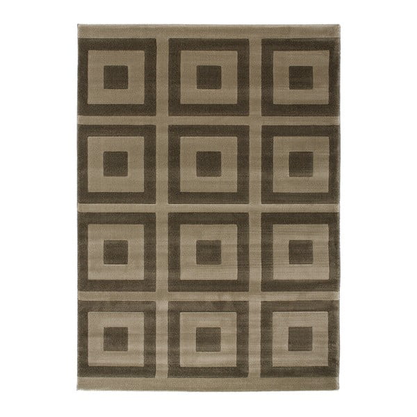 Sivo-smeđi tepih Universal Bellini Squaro, 160 x 230 cm