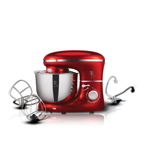 Crveni kuhinjski robot Burgundy Metallic Line - BerlingerHaus-image-3