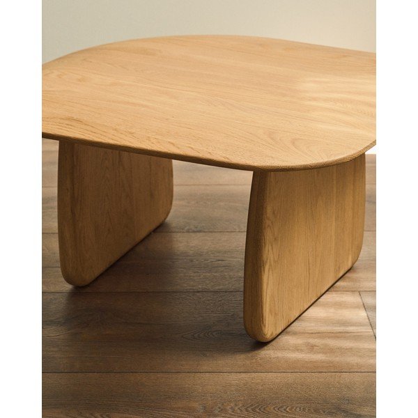 Pomoćni stol od punog hrasta 70x71 cm Pirita – Kave Home-image-3