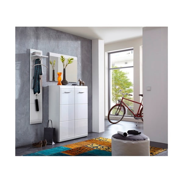 Bijela zidna vješalica s policom Adana – Germania-image-1