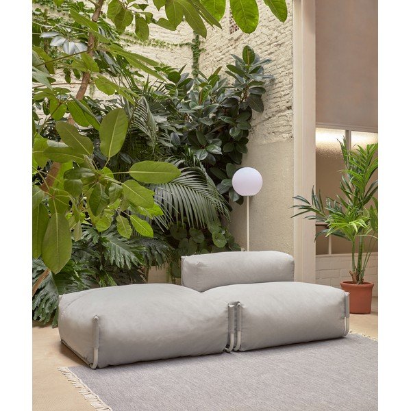 Sivi vrtni tabure Square – Kave Home-image-3