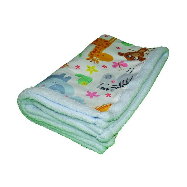 Svijetloplava dječja deka 80x100 cm - OYO kids-image-2