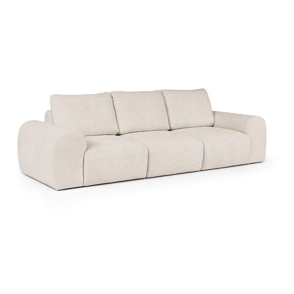 Krem sofa od bouclé tkanine 287 cm Mirel – Rodier-image-2