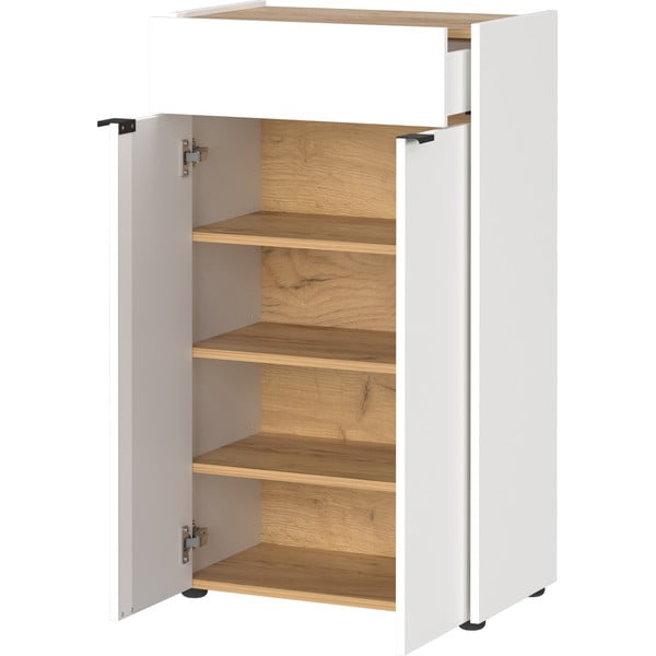 Bijeli visok kupaonski ormarić 60x98 cm Forano – Germania-image-2