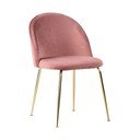 Set od 2 ružičaste blagovaonske stolice House Nordic Geneve