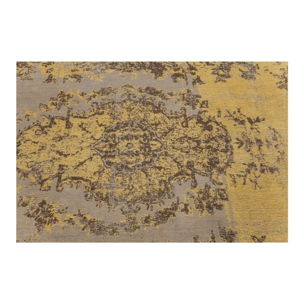 Tepih Kare Design Kelim Pop žuti, 300 x 200 cm