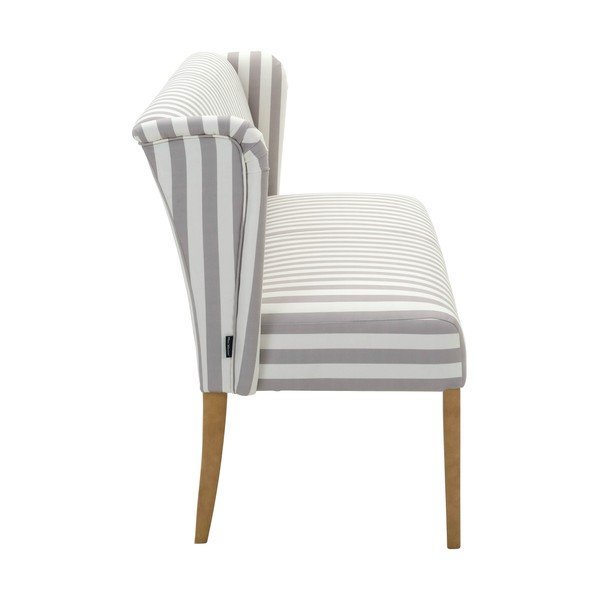 Bež-siva prugasta podstavljena klupa Max Winzer Hendrick-image-3
