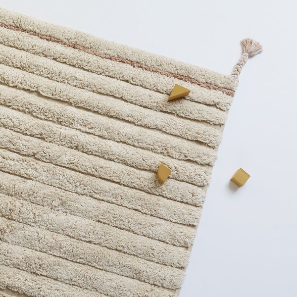 Krem-svijetlo smeđi perivi tepih 100x150 cm Dalia - Nattiot-image-3