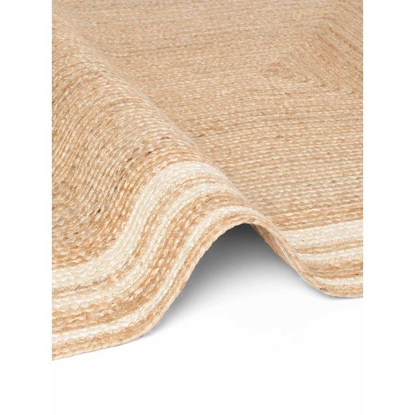 Krem/u prirodnoj boji ručno rađen juten tepih 160x230 cm Jutta – Hanse Home-image-3