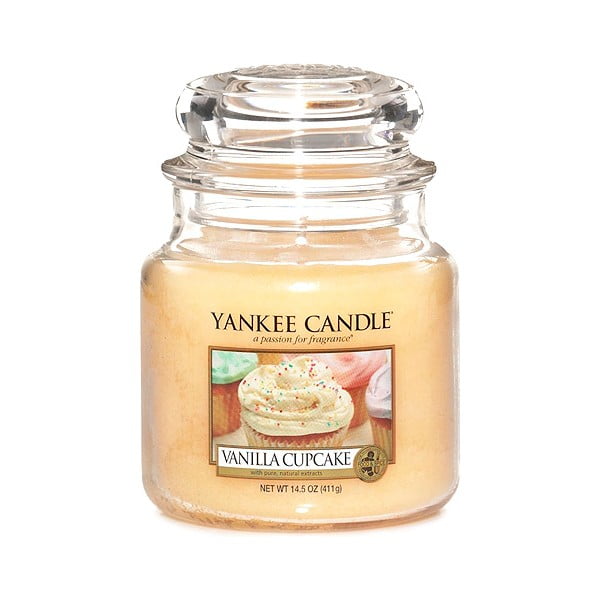 Mirisna svijeća vrijeme gorenja 65 h Vanilla Cupcake – Yankee Candle