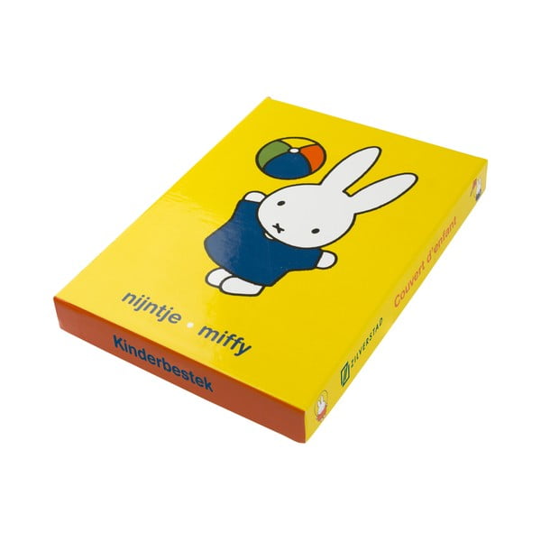 Dječji pribor za jelo 4 kom od nehrđajućeg čelika u srebrnoj boji Miffy – Zilverstad-image-3