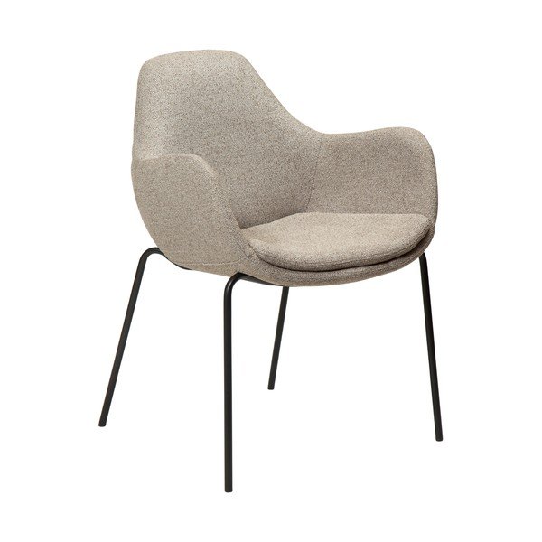 Bež fotelja od bouclé tkanine Zimmer – DAN-FORM Denmark