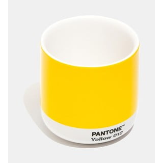Žuta keramička termo šalica Pantone Cortado, 175 ml
