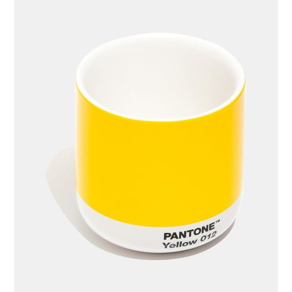 Žuta  keramička šalica 175 ml Cortado Yellow 012 – Pantone