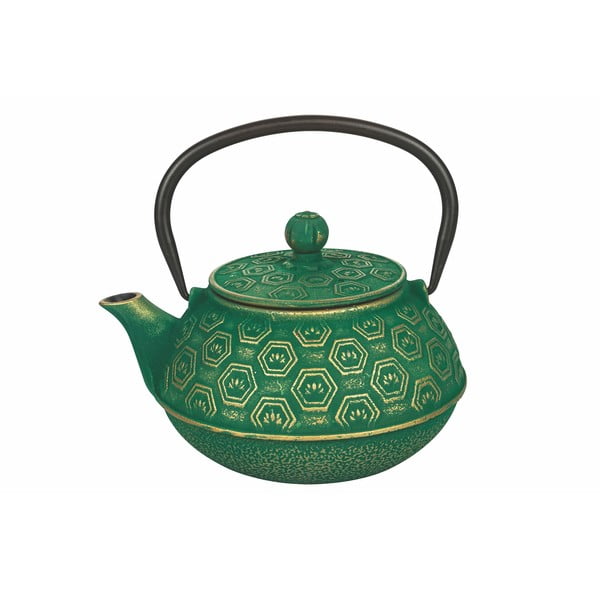 Zeleni čajnik od lijevanog željeza Villa d'Este Hosaka, 800 ml