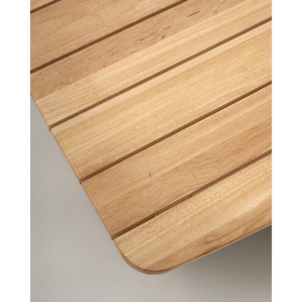 Vrtni stol od masivne tikovine 70x140 cm Tirant – Kave Home-image-3