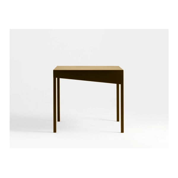 Konferencijski metalni stol u zlatnoj boji Custom Form Obroos, 50 x 50 cm