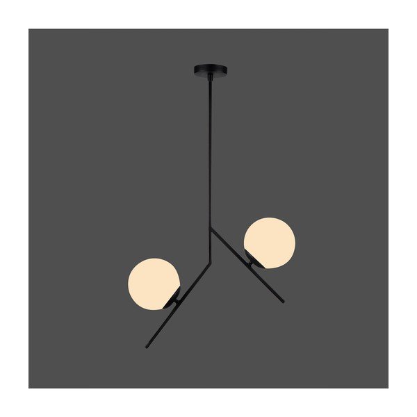 Crna viseća svjetiljka Squid Lighting Diagonal, visina 74 cm-image-1