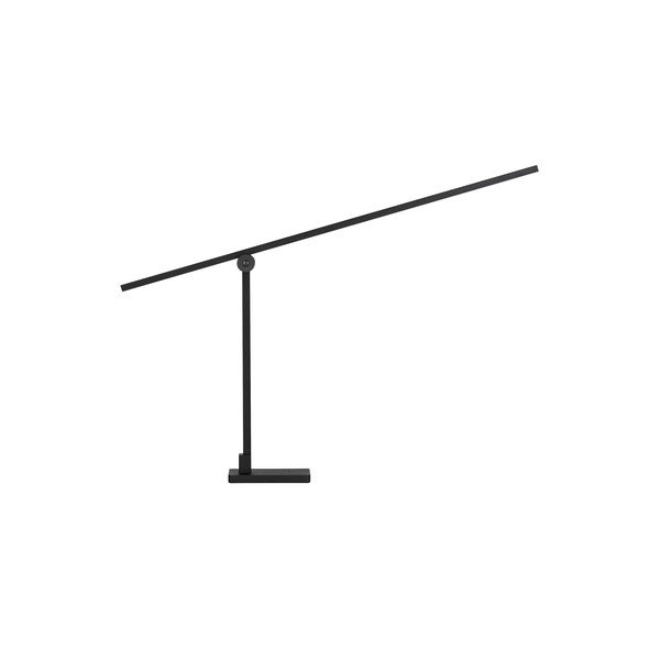Mat crna metalna LED stolna lampa sa savitljivom konstrukcijom/s mogućnosti zatamnjivanja (visina 47 cm) Tenso – Nova Luce